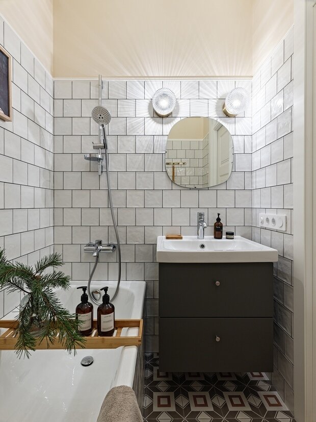 Дизайн ванной комнаты в скандинавском стиле: 4265 фото лучших интерьеров на INMYROOM