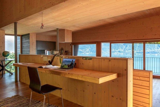Фото из портфолио Дом у озера в Швейцарии – фотографии дизайна интерьеров на INMYROOM