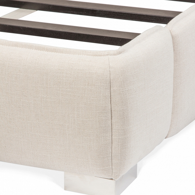 

Кровать Oakley Bed светло-бежевого цвета 180x200