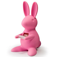 Диспенсер для скотча настольный bunny розовый Диспенсер для скотча настольный bunny розовый