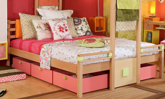 Фотография: Спальня в стиле Современный, Восточный, Детская, Интерьер комнат – фото на INMYROOM