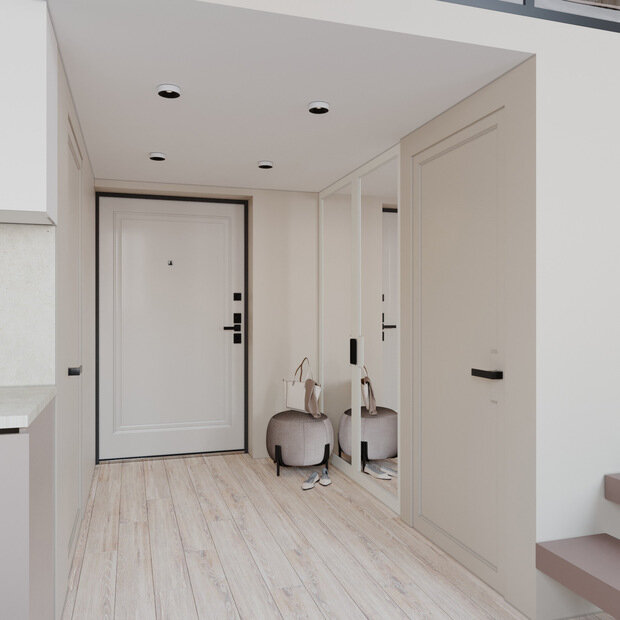 Фото из портфолио двухуровневая квартира2 – фотографии дизайна интерьеров на INMYROOM