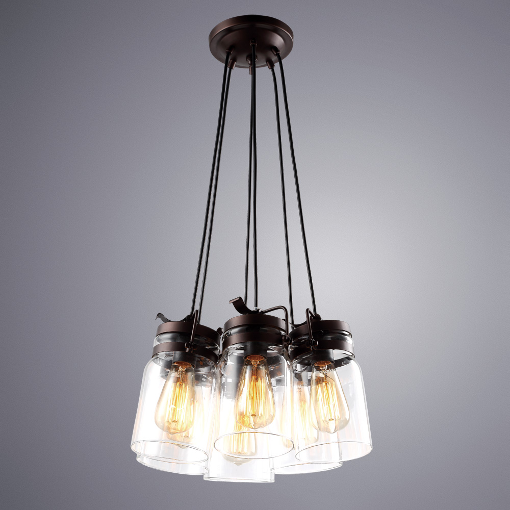 

Подвесная люстра Arte Lamp Bene с плафонами из стекла