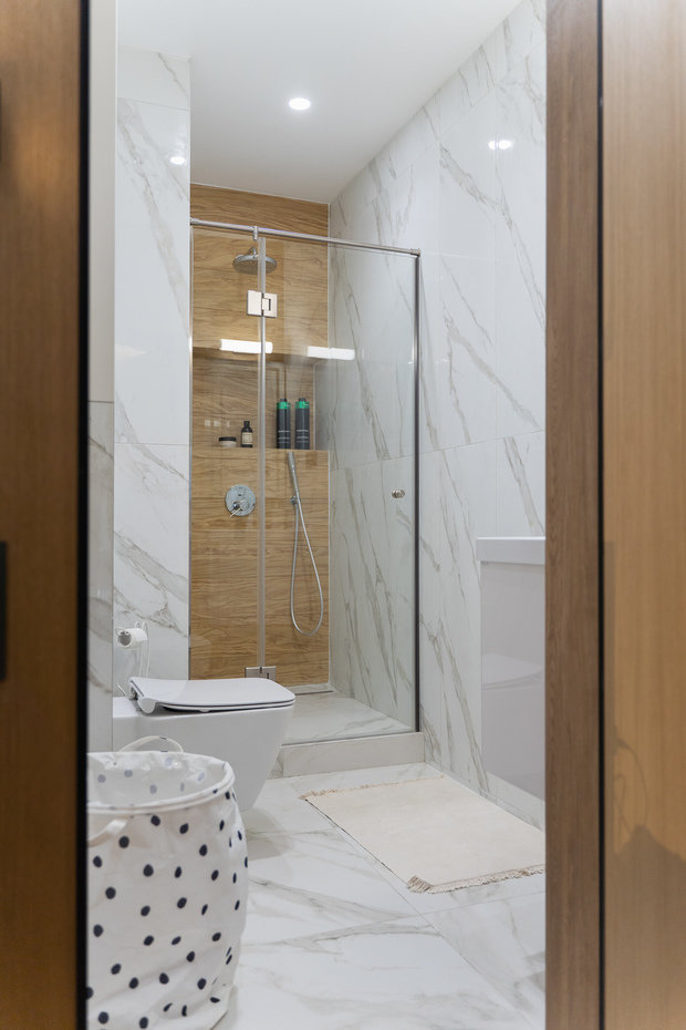 Фотография: Ванная в стиле Современный, Квартира, Проект недели, 3 комнаты, Более 90 метров, Уфа, Lauradesign – фото на INMYROOM