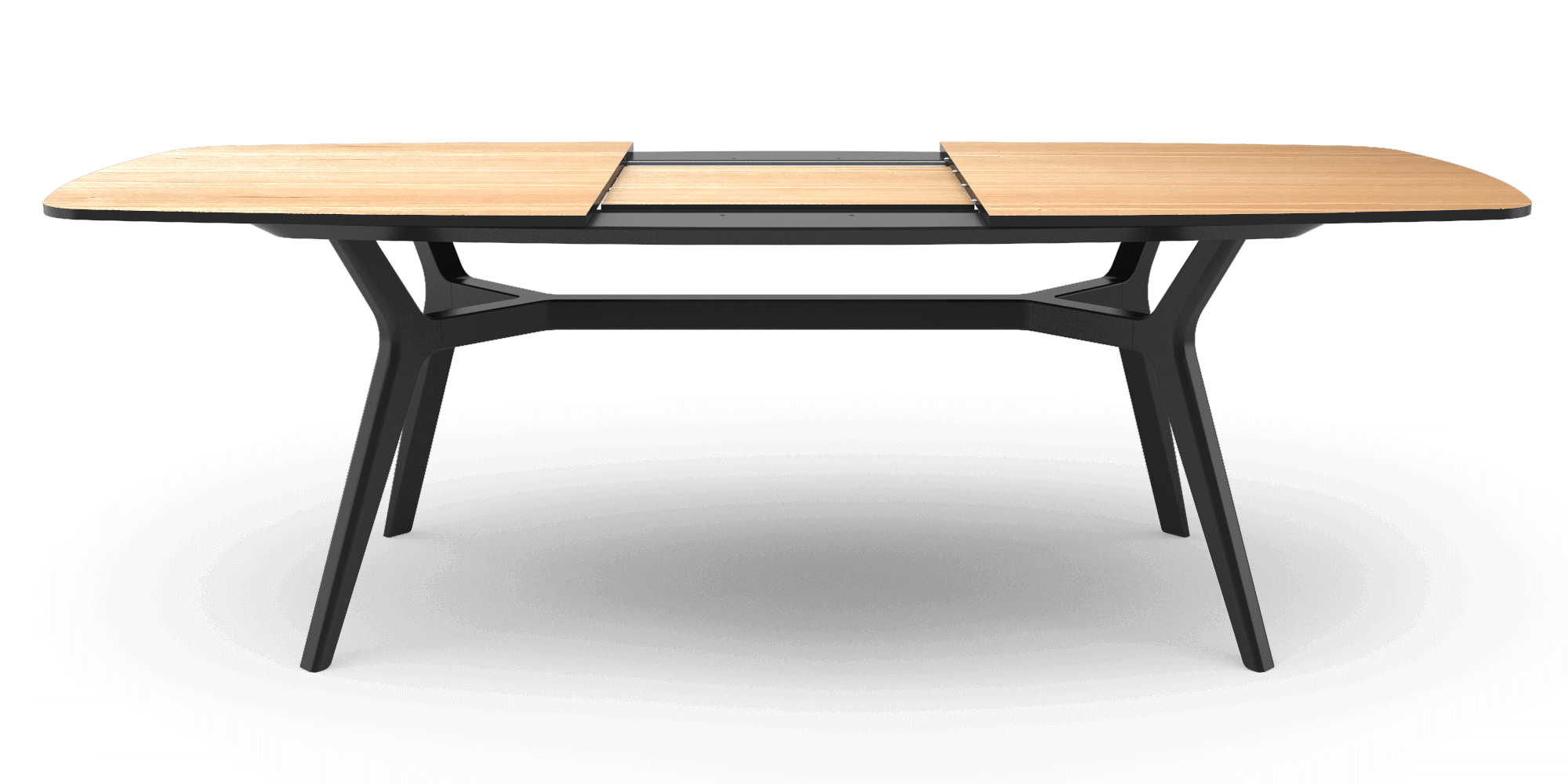 

Раскладной стол Johann Oak Black 160-220 дуб