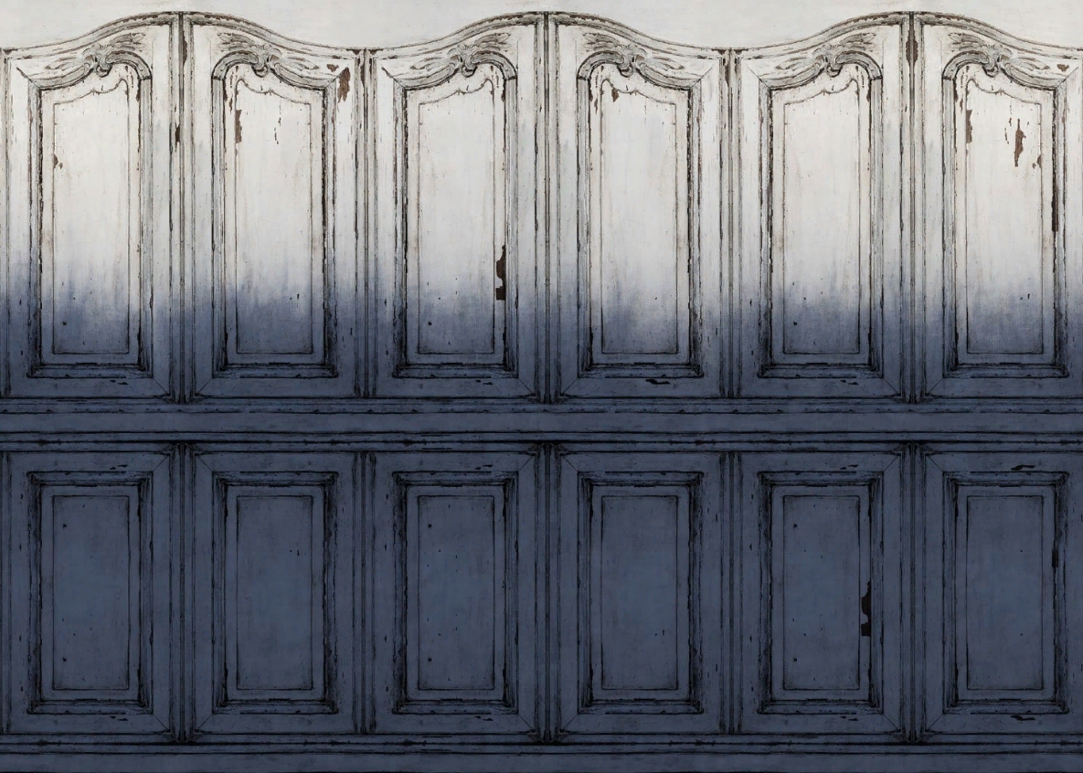 

Дизайнерские обои Parisian Panels Dip Dye Blue
