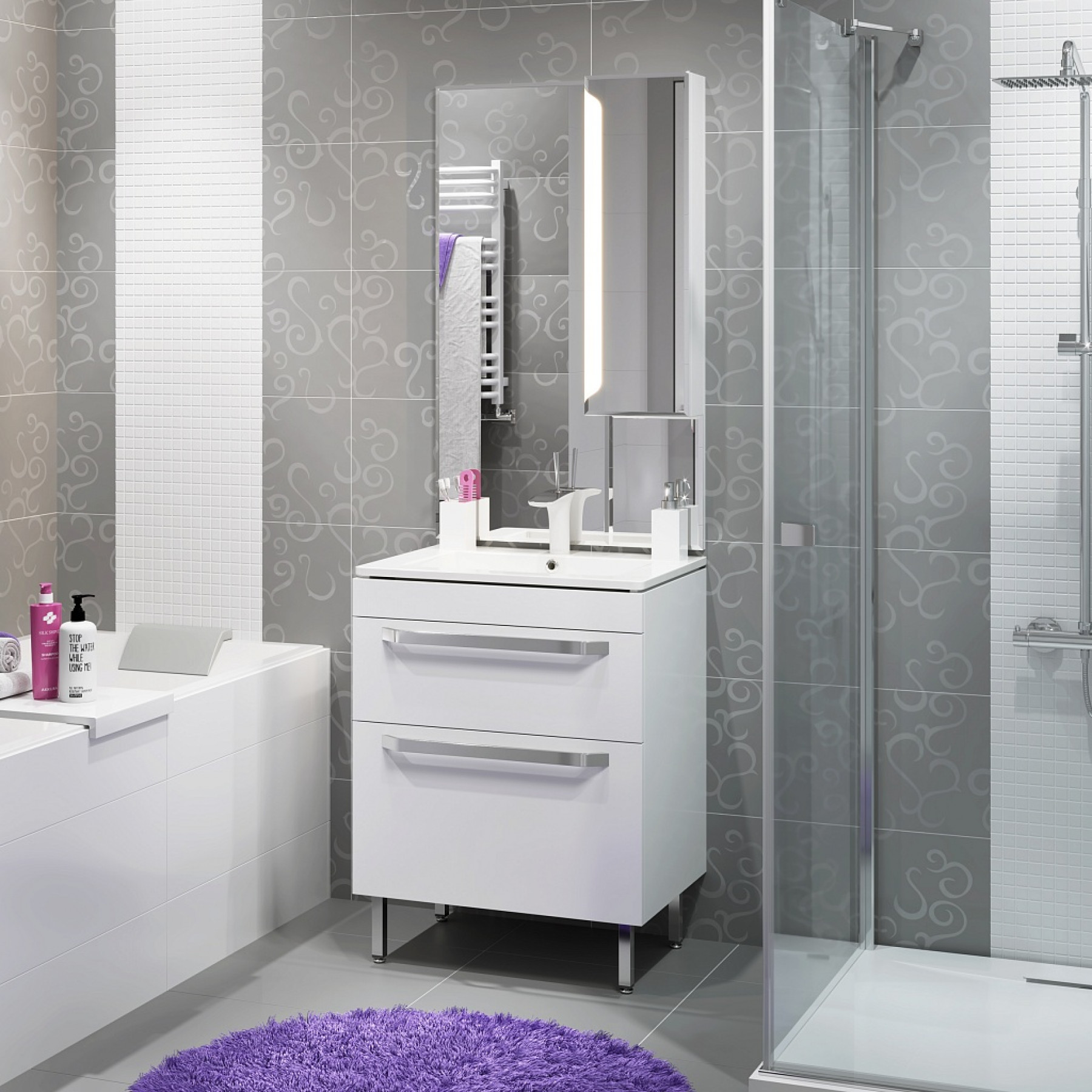 

Зеркало-шкаф Praga 75