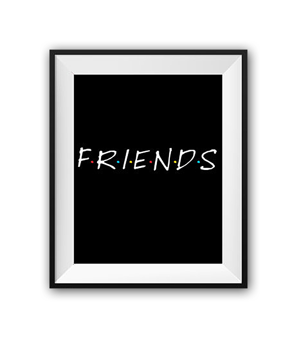 

Постер "Friends" а4