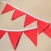 Гирлянда из флажков "Simple Red" Гирлянда из флажков "Simple Red"