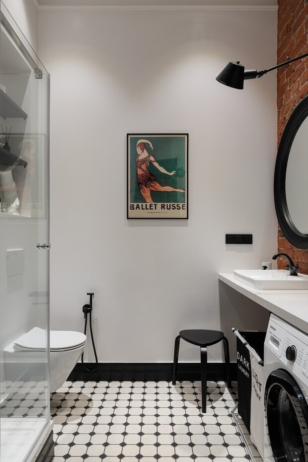 Фотография: Ванная в стиле Лофт, Современный, Эклектика,  – фото на INMYROOM