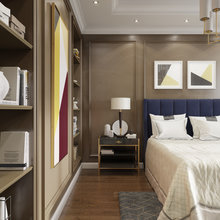 Фото из портфолио Шоколадная спальня – фотографии дизайна интерьеров на INMYROOM