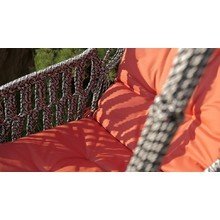 Подвесное кресло-качели Инка с подушкой бежево-коричневое Подвесное кресло-качели Инка с подушкой бежево-коричневое