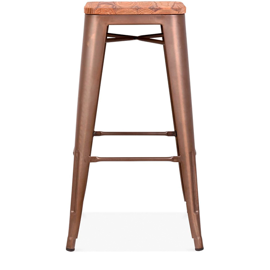 

Стул Tolix Wood с сидением из массива вязи