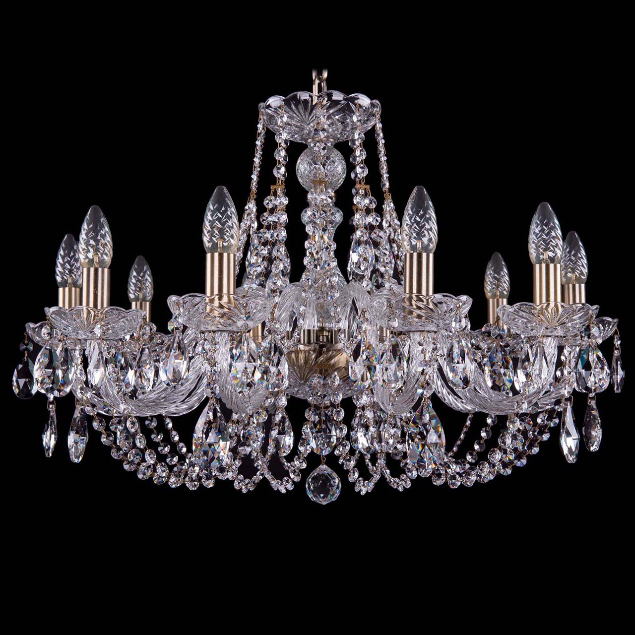 

Подвесная люстра Bohemia Ivele с хрустальными подвесками