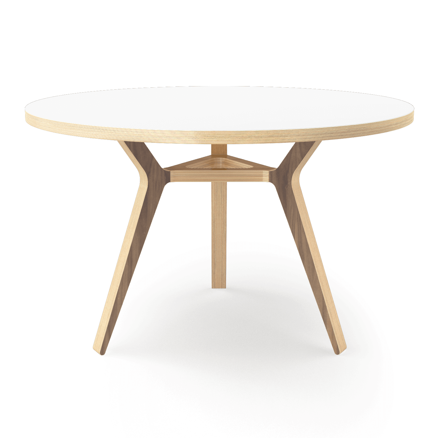 

Стол täby Walnut White 120 орех