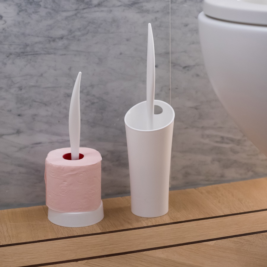 

Держатель для туалетной бумаги Sense Organic серого цвета