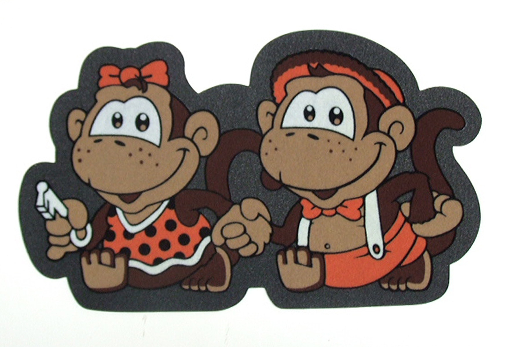 

Придверный коврик с нескользящим резиновым основанием 40х68