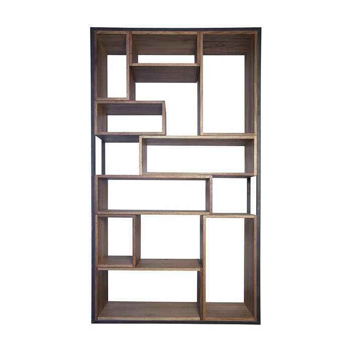 Книжный Стеллаж Bauhaus (Грецкий Орех, Металл, Dark Walnut) Книжный Стеллаж Bauhaus (Грецкий Орех, Металл, Dark Walnut)
