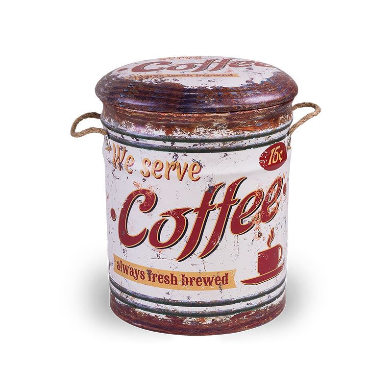

Сет из трех пуфов Coffee из экокожи