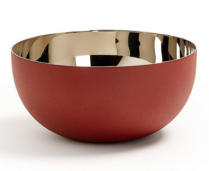 

Чаша Julia Grup Bubble Bowl из нержавеющей стали Burgundy