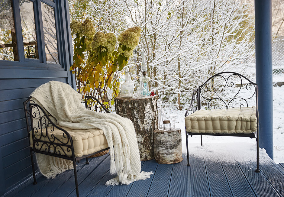 Фотография: Терраса в стиле Кантри, Дом, Проект недели, Дача, Дом и дача, Калужская область, 4 и больше, Более 90 метров, Дина Косточкина, Нина Биркадзе – фото на InMyRoom.ru