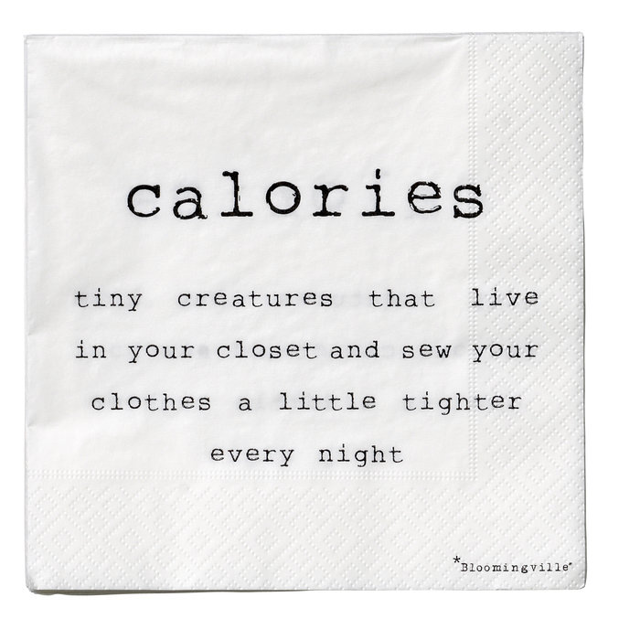 Салфетки BLOOMINGVILLE calories Салфетки BLOOMINGVILLE calories