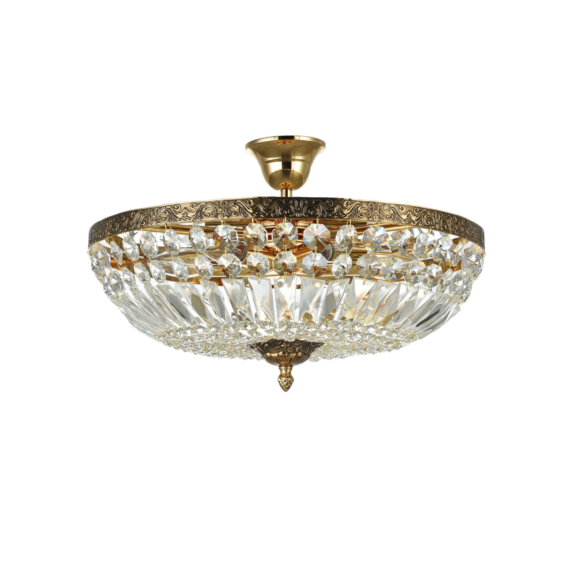 

Потолочная люстра Tiara с подвесками из хрусталя