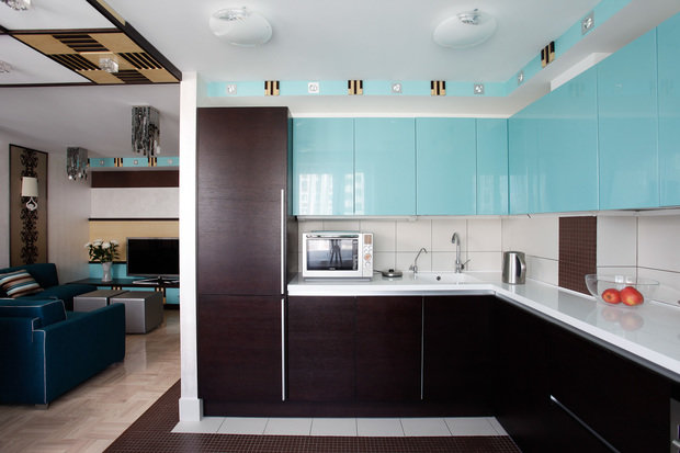 Фотография: Кухня и столовая в стиле Современный, Хай-тек, Классический, Квартира, Проект недели – фото на INMYROOM