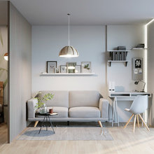 Фото из портфолио Однокомнатная квартира в современном стиле – фотографии дизайна интерьеров на INMYROOM