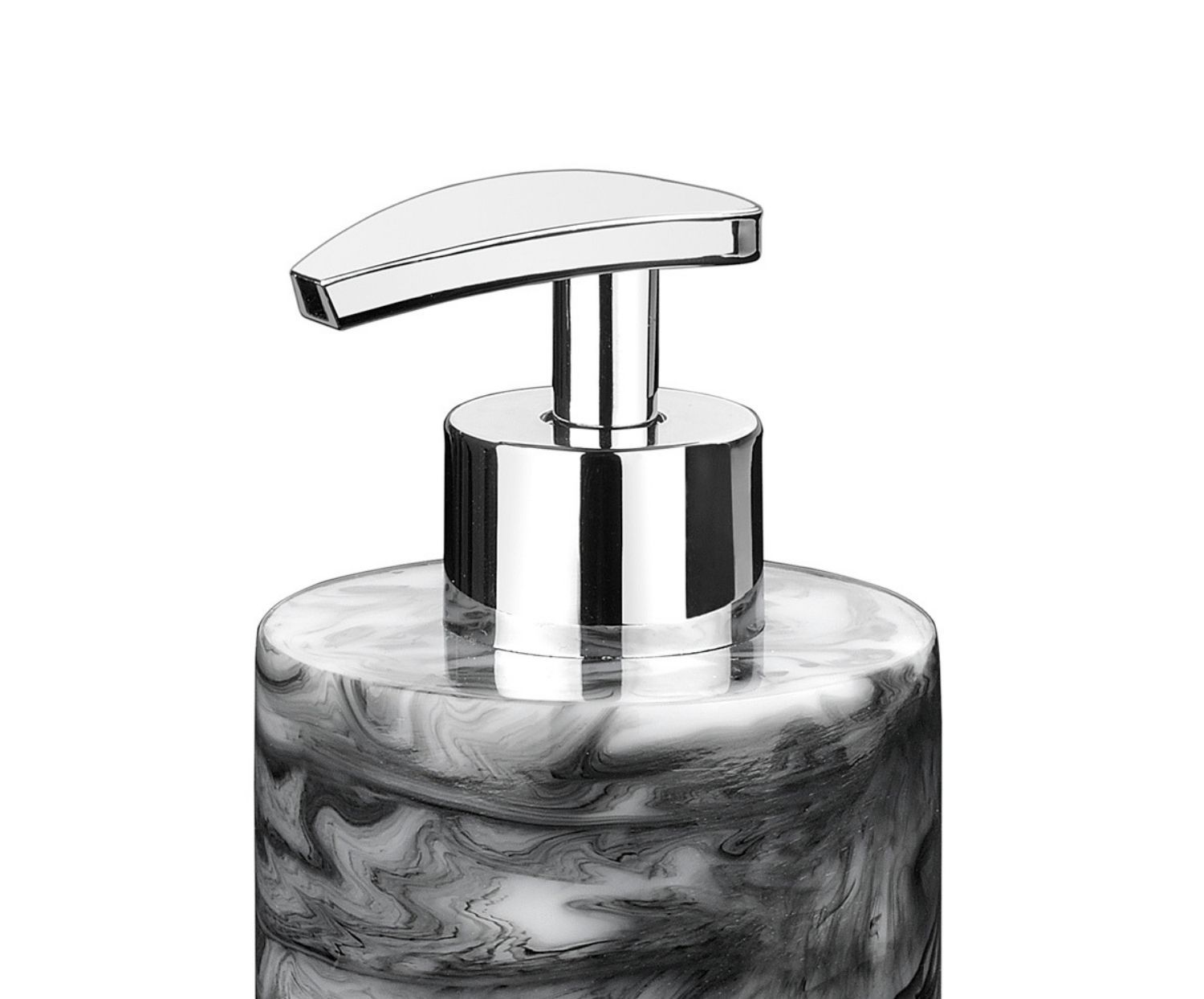 

Диспенсер для жидкого мыла Smoked Marble с эффектом черного мрамора