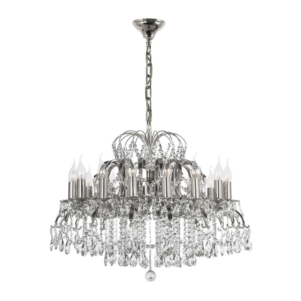 

Подвесная люстра Elite Alessandria серого цвета