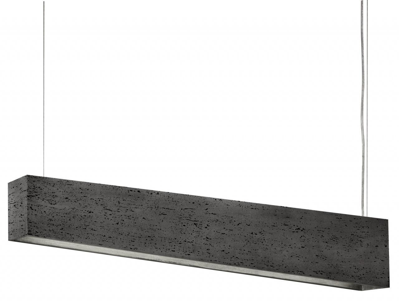 

Подвесной светильник Stone Travertine серого цвета