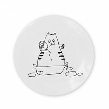 Тарелка "Кот-водолей" Тарелка "Кот-водолей"