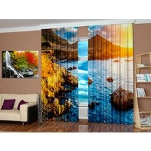 Фотошторы для дома: Контрастный берег Фотошторы для дома: Контрастный берег