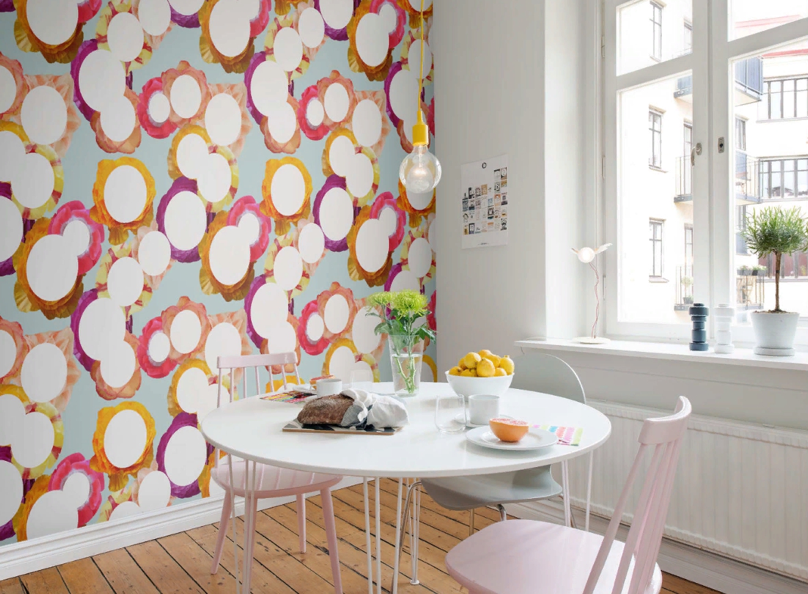 

Дизайнерские обои Flower Dot