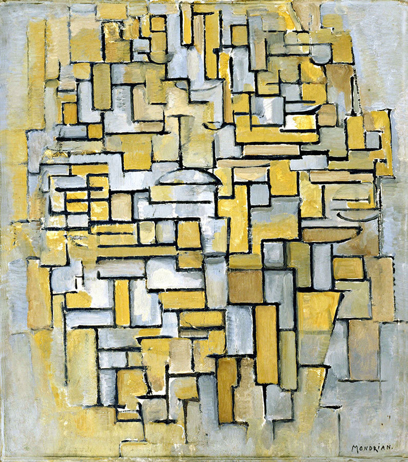 

Репродукция картины на холсте Composition in Brown And Gray
