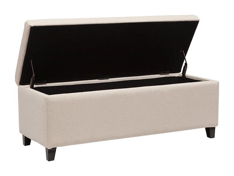 

Оттоманка Dean Upholstered Storage белый лен