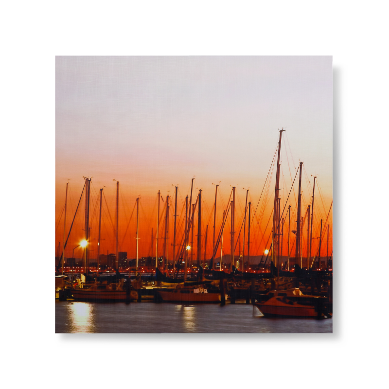 

Картина Sunset in Port из трех частей 70х70