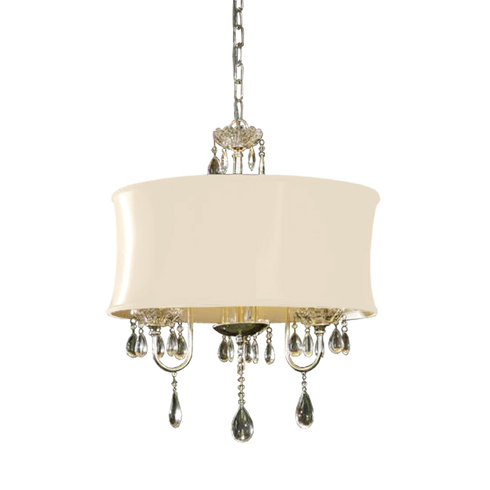 

Люстра Calossa Chandelier с плафоном розового цвета