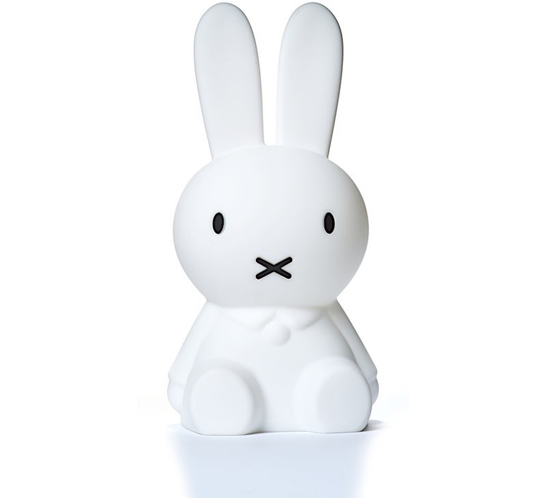 

Детская настольная лампа зайка Miffy белого цвета