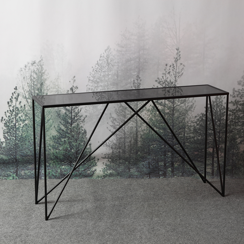 

Консоль Monaco Black со стеклянной столешницей