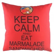 Подушка с надписью "Paddington Keep Calm" Подушка с надписью "Paddington Keep Calm"