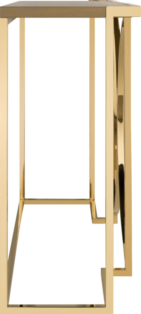 

Консоль Golden Metal с золотым подстольем