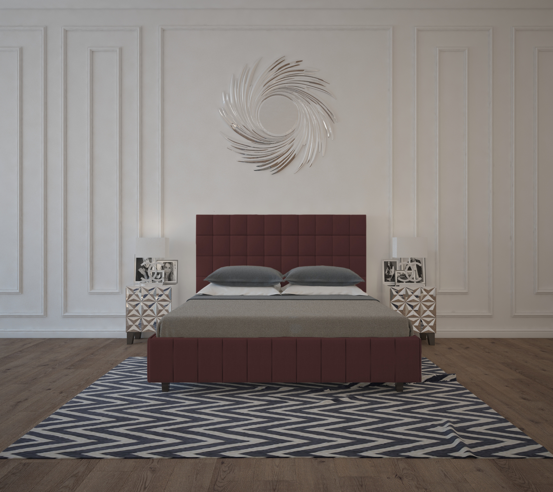 

Кровать Shining Modern с мягким изголовьем 180х200