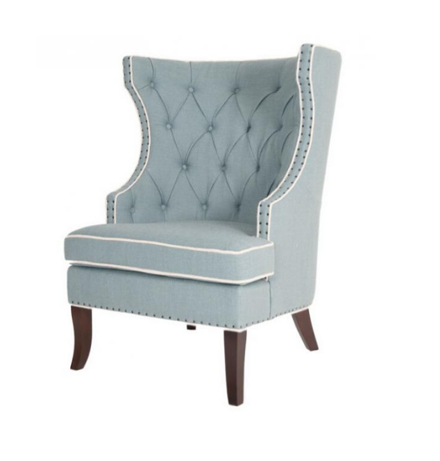 

Кресло Gramercy Club Chair бирюзового цвета