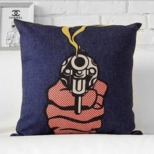 Чехол на подушку "Pop-art gun" Чехол на подушку "Pop-art gun"