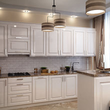Фото из портфолио дизайн-проект гостиной-кухни трехкомнатной квартиры в г. Пятигорске – фотографии дизайна интерьеров на INMYROOM