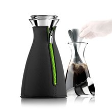 Кофейник cafesolo ™ в неопреновом чехле 1 л черный чехол зеленая молния / стекло / сталь Кофейник cafesolo ™ в неопреновом чехле 1 л черный чехол зеленая молния / стекло / сталь