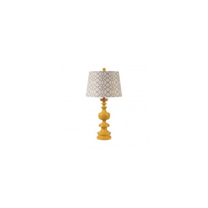 Светильник Resin table lamp with shade, yellow Светильник Resin table lamp with shade, yellow