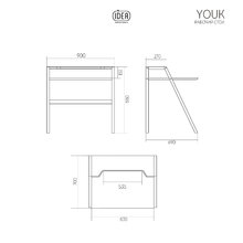 Компьютерный стол "YOUK" Компьютерный стол "YOUK"